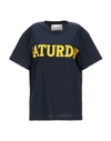 Alberta Ferretti T-shirts In Blue