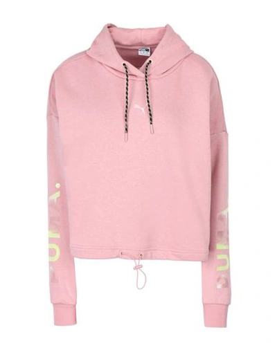 Puma Technical Sweatshirts And Sweaters In Pink