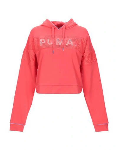 Puma Hooded Sweatshirt In Red