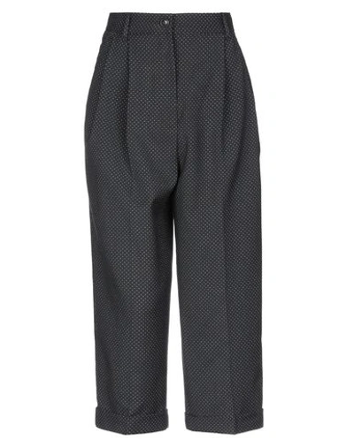 Dolce & Gabbana Cropped Pants & Culottes In Black