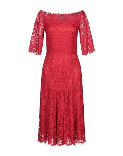 Dolce & Gabbana Formal Dress In Red