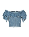 Dolce & Gabbana Denim Shirts In Blue