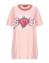 DOLCE & GABBANA DOLCE & GABBANA WOMAN T-SHIRT PINK SIZE 10 COTTON,12340029DQ 3