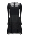 Dolce & Gabbana Short Dresses In Black