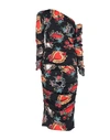 Dolce & Gabbana Woman Midi Dress Black Size 6 Silk, Elastane In Black