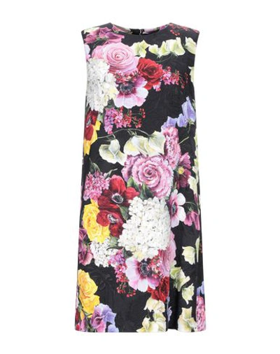 Dolce & Gabbana Short Dresses In Black