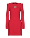 Dolce & Gabbana Short Dress In Red