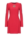 Dolce & Gabbana Short Dress In Red