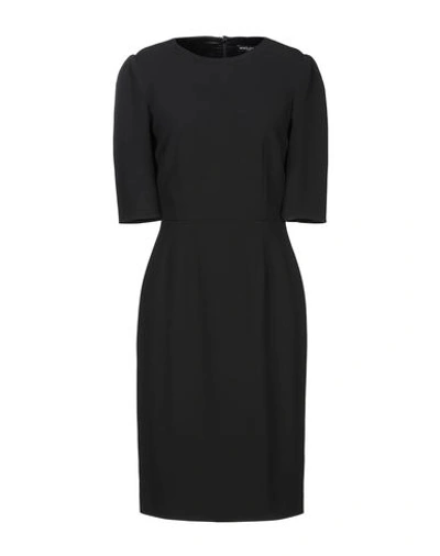Dolce & Gabbana Midi Dresses In Black