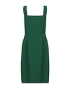 Dolce & Gabbana Knee-length Dress In Emerald Green