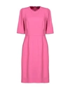 Dolce & Gabbana Wool Mini Dress In Pink
