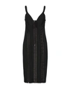 Dolce & Gabbana Midi Dresses In Black