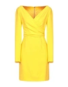 Dolce & Gabbana Short Dress In Yellow