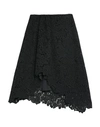 Ermanno Scervino Midi Skirts In Black