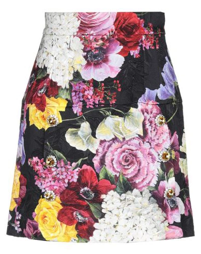 Dolce & Gabbana Midi Skirts In Black