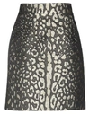 DOLCE & GABBANA DOLCE & GABBANA WOMAN MIDI SKIRT BLACK SIZE 0 POLYESTER, COTTON,35416651JN 1