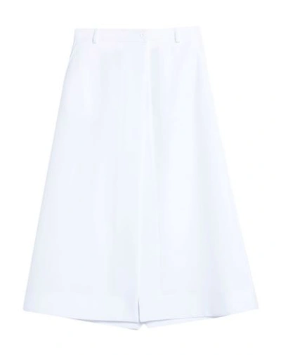 Celine Midi Skirts In White