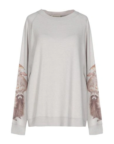 All Things Fabulous Sweater In Light Grey