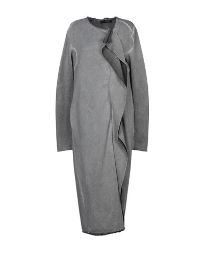 Tom Rebl Full-length Jacket In Grey