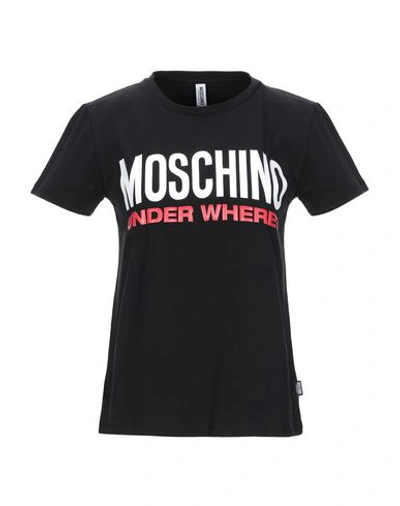 Moschino Undershirt In Black