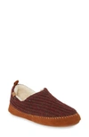 Acorn Camden Slipper In Garnet Wool