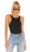 ATM ANTHONY THOMAS MELILLO Micro Modal Racertank Bodysuit,ATMA-WS187