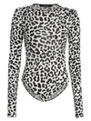 ANDAMANE Bea Leopard-Print Bodysuit