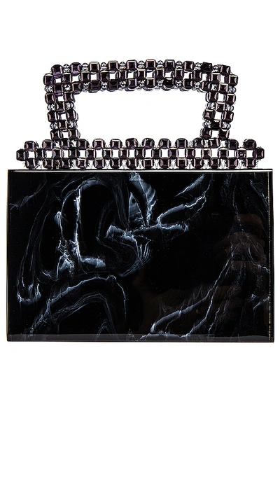 Amber Sceats Alexandra Handbag In Black. In Black Marble
