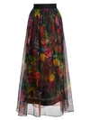 ALICE AND OLIVIA Yvonne Floral Maxi Skirt