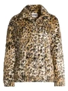 APPARIS Lauren Leopard-Print Faux Fur Jacket