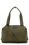 Dagne Dover Medium Landon Neoprene Carryall Duffle Bag In Dark Moss