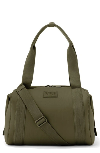 Dagne Dover Medium Landon Neoprene Carryall Duffle Bag In Dark Moss