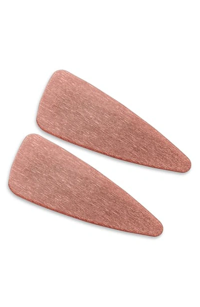 Valet Studio Gia 2-pack Hair Clips In Pink