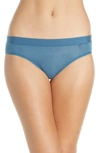 Tommy John Second Skin Cheeky Bikini In Real Teal