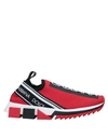 Dolce & Gabbana Sneakers In Red