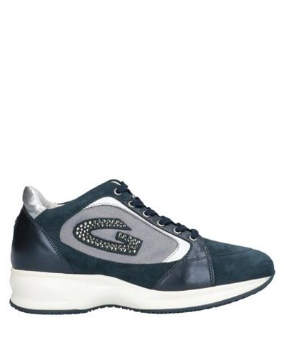 Alberto Guardiani Sneakers In Dark Blue