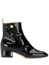 THOM BROWNE BLOCK-HEEL 50MM ANKLE BOOTS