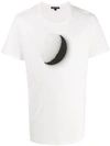 Ann Demeulemeester Moon-print Cotton T-shirt In 002 Off Wht Print