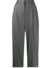 Stella Mccartney Cropped Tailored Trousers In Grey