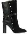 VIA ROMA 15 STUDDED ANKLE BOOTS