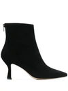 LEQARANT POINTED ANKLE BOOTS