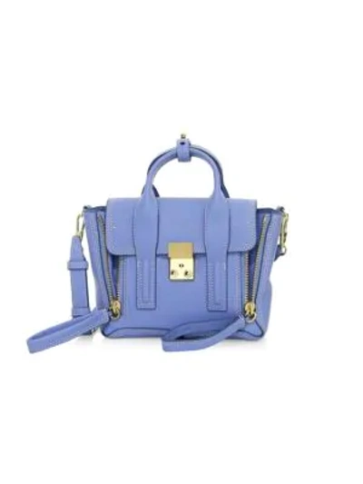 3.1 Phillip Lim / フィリップ リム Mini Pashli Leather Satchel In Chambray