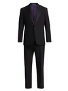 Ralph Lauren Two-piece Wool Suit In Black