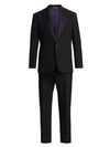 Polo Ralph Lauren Two-piece Wool Suit In Black
