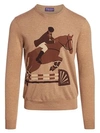 RALPH LAUREN Equestrian Cashmere & Wool-Blend Sweater