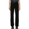 RAF SIMONS RAF SIMONS BLACK HEROES AND LOSERS RELAXED FIT TROUSERS