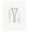 GUCCI V-NECK LOOSE-FIT KNITTED CARDIGAN
