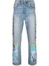 LOST DAZE WING TRIP LOOSE-FIT JEANS,DWT IND