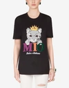DOLCE & GABBANA JERSEY T-SHIRT WITH PATCH
