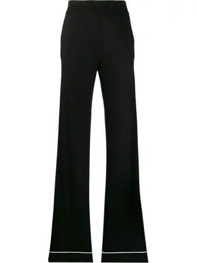 Barrie High-waisted Trousers In Black